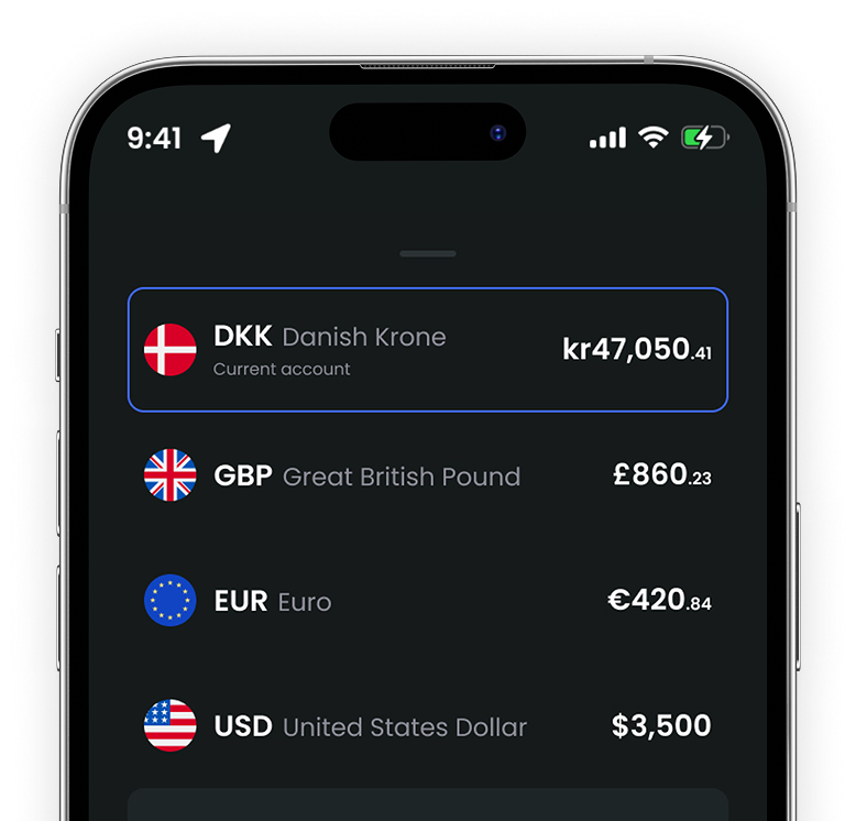 One dashboard. 35 currencies. Zero account-juggling.